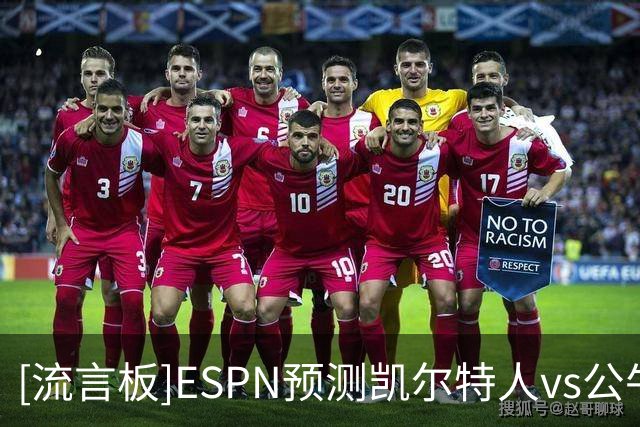 [流言板]ESPN预测凯尔特人vs公牛：凯尔特人胜率84.5%，公牛15.5%